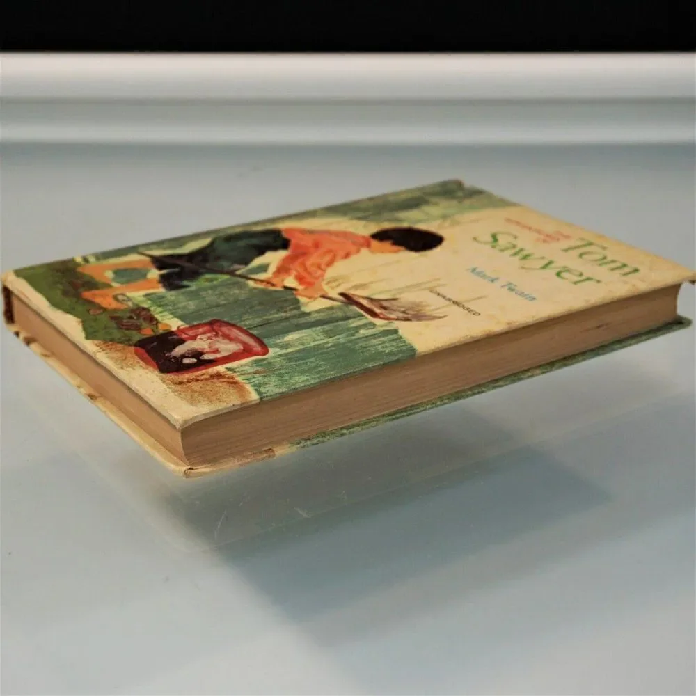 The Adventures of Tom Sawyer By Mark Twain Unabridged Golden Press 1966 HC